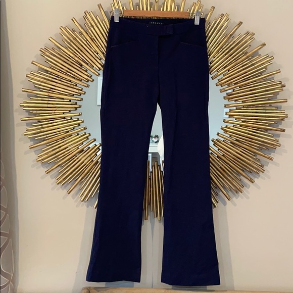Theory Navy Trouser Pants - Picture 1 of 7